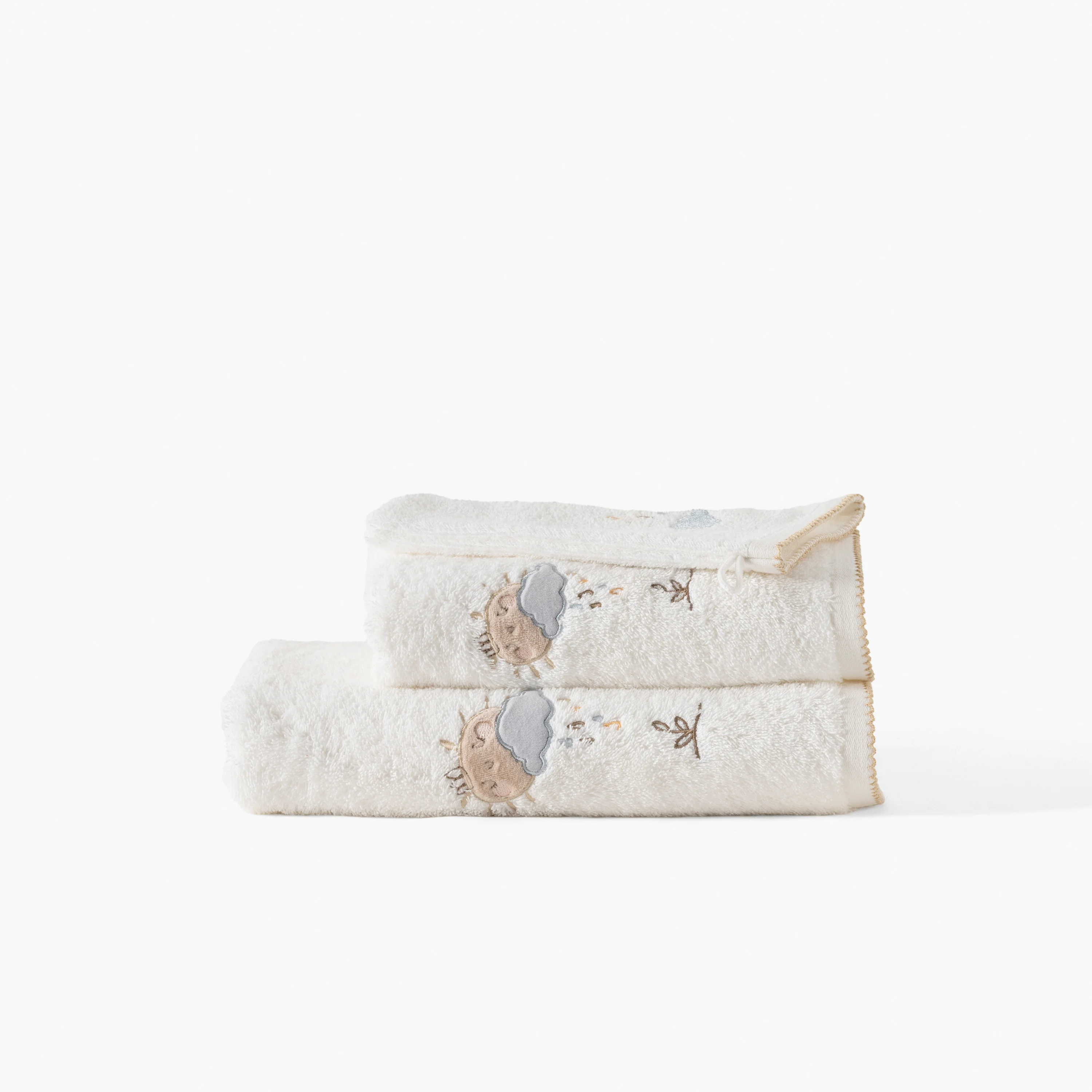 Bienvenue Organic Cotton Bath Glove - White - Image 4