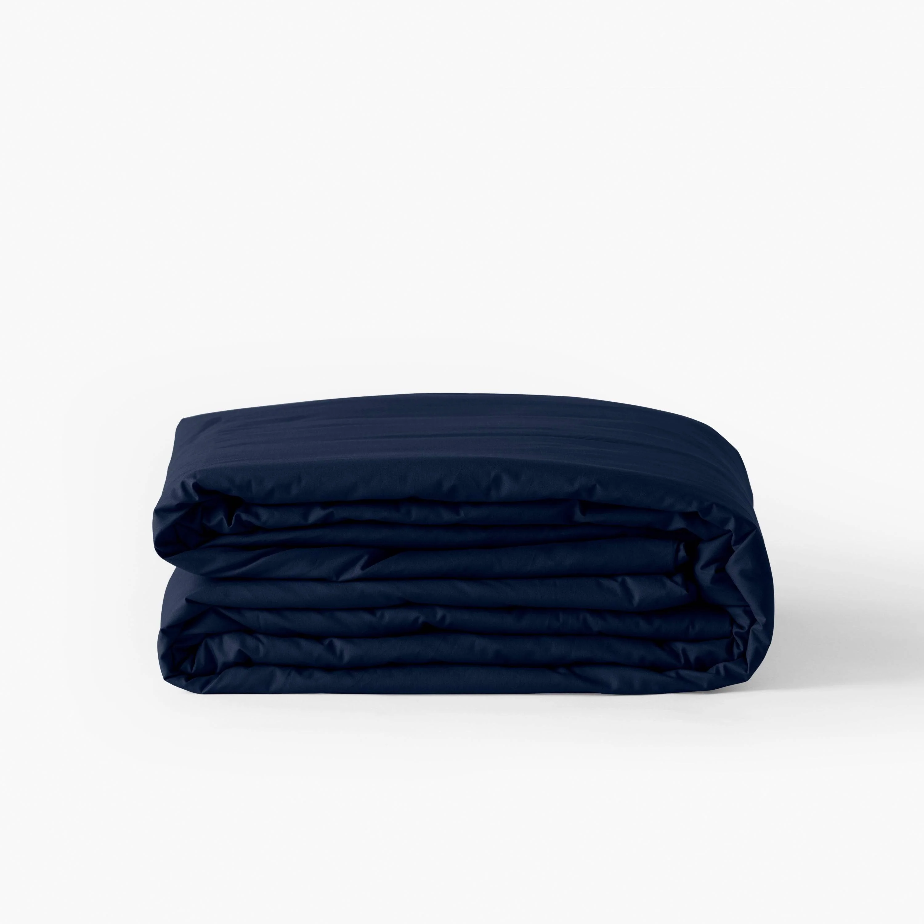 Neo Cotton Percale Duvet Cover - Navy