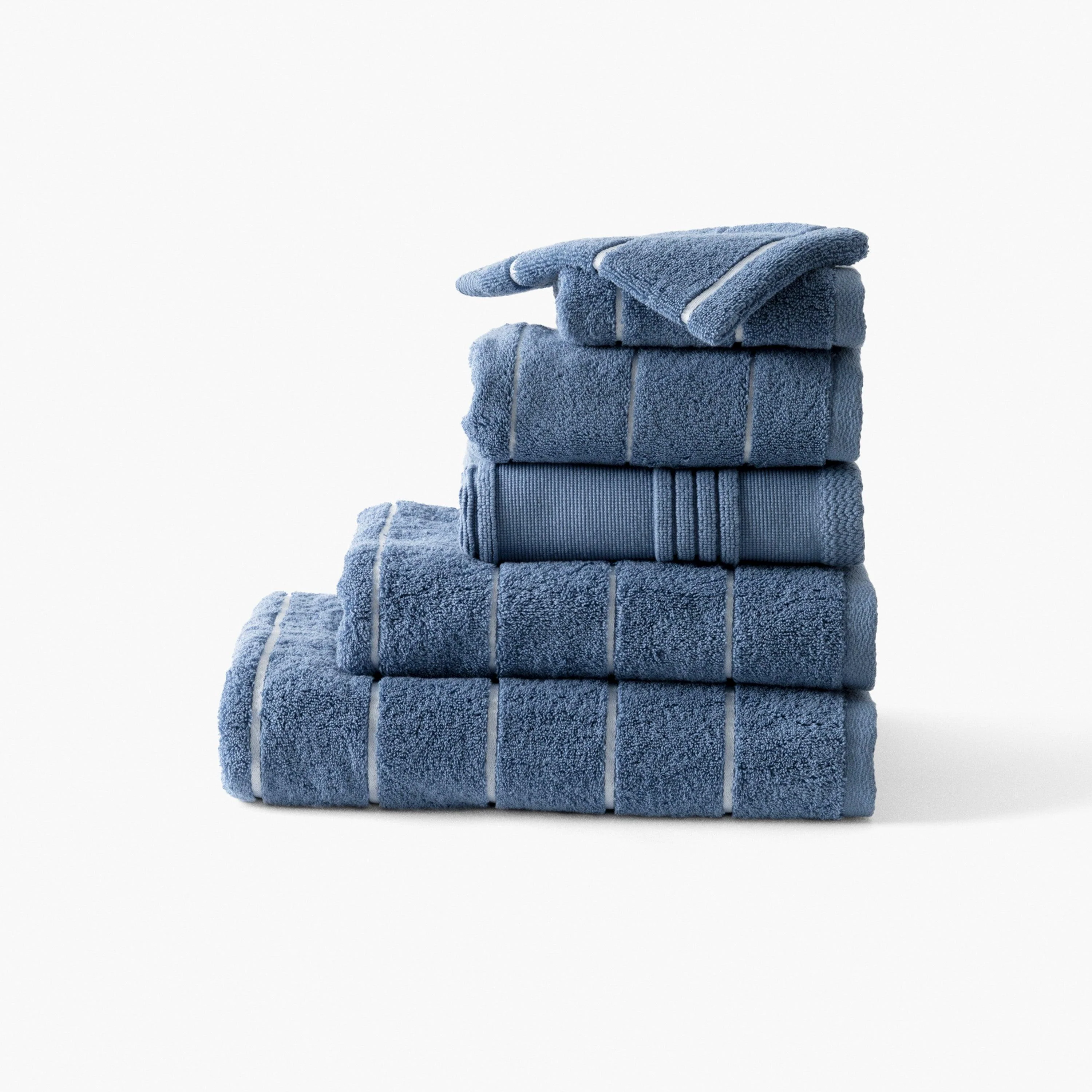 Hypnotic Cotton Bath Mat - Indigo - Image 3