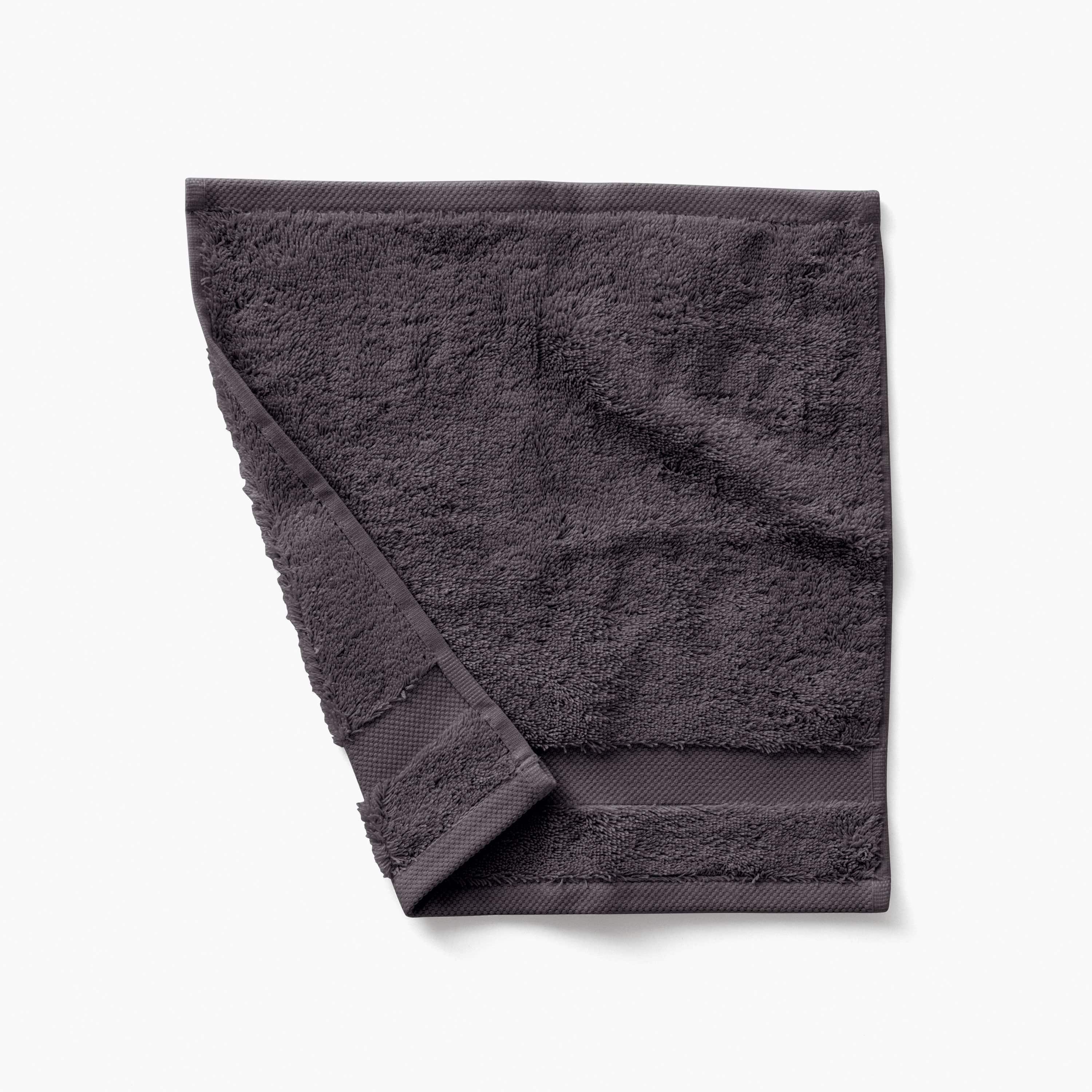 Lola II Cotton Washcloth - Anthracite