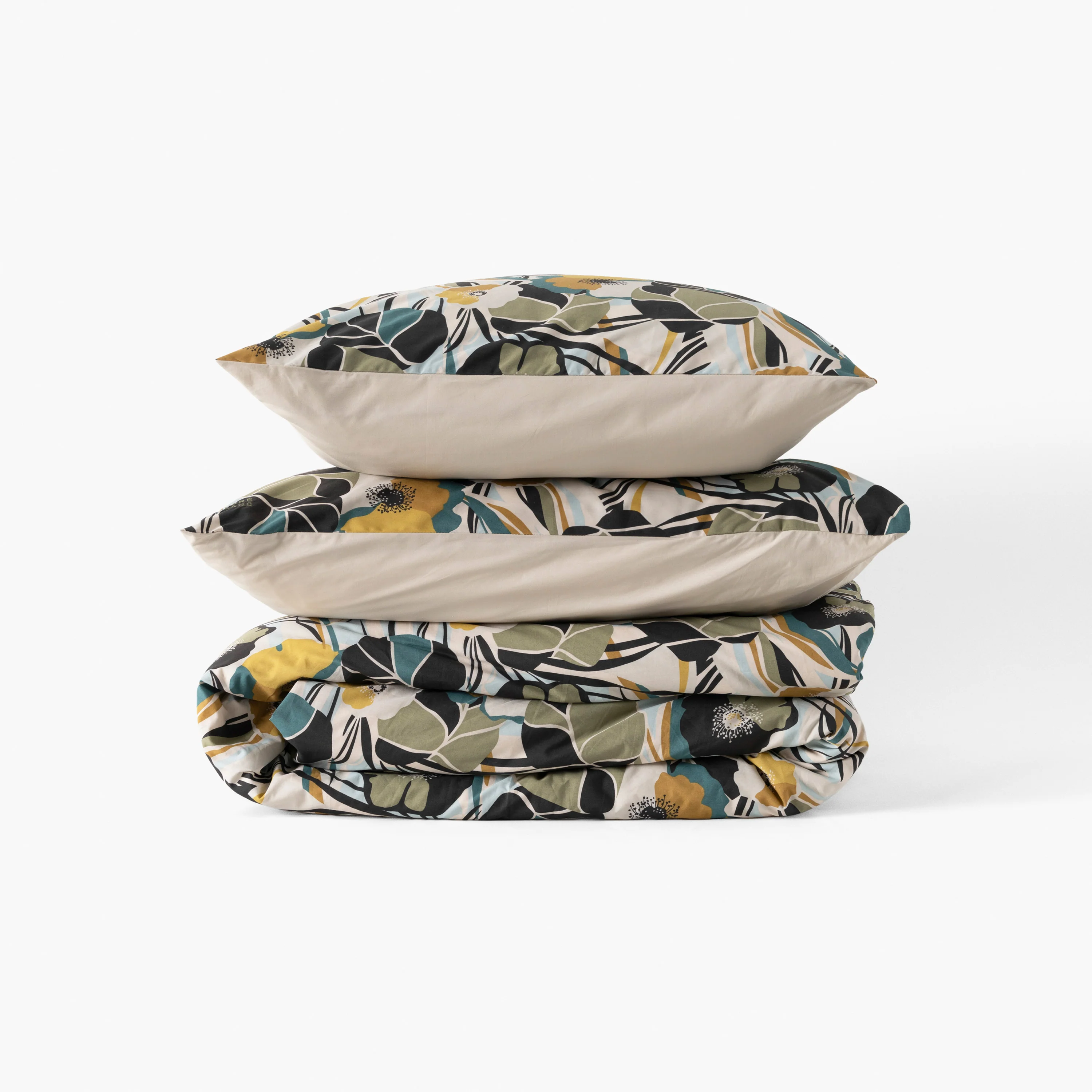 Neo Square Cotton Pillowcase - Floral - Image 5