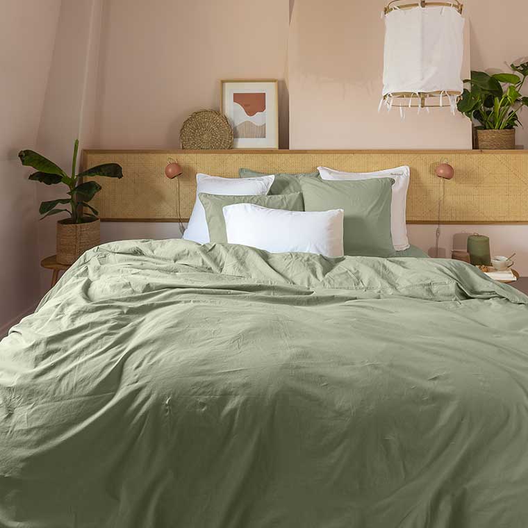 Souffle Duvet Cover Set - Sage - Image 3